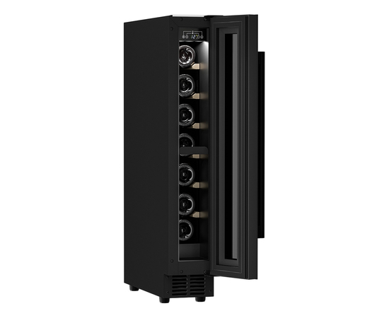 Встраиваемый винный шкаф Meyvel MV9-KBT1 — (на 9 бутылок), Цвет фасада: Чёрный, фотография № 7