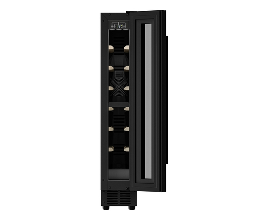 Встраиваемый винный шкаф Meyvel MV9-KBT1 — (на 9 бутылок), Цвет фасада: Чёрный, фотография № 10
