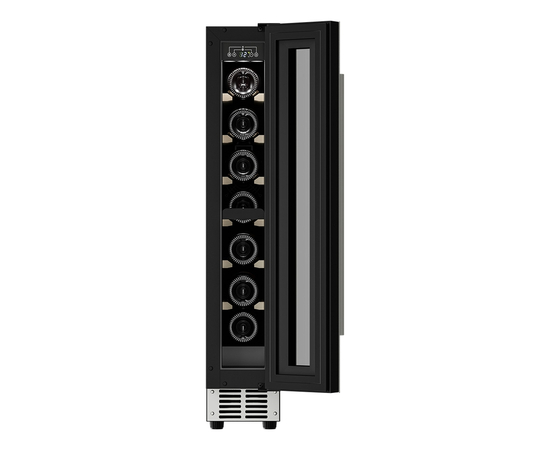 Винный шкаф Meyvel MV9-KST1 — (на 9 бутылок), Цвет фасада: Серебристый, фотография № 10