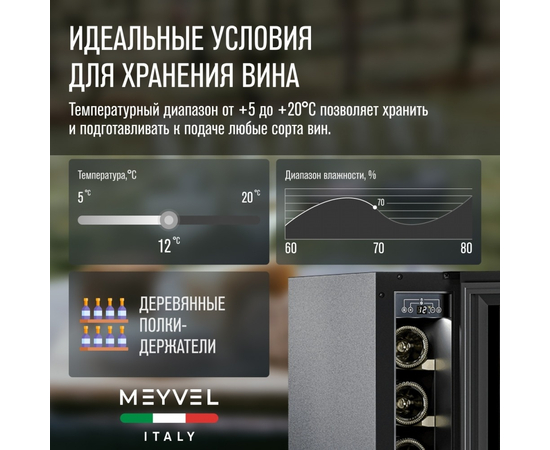 Винный шкаф Meyvel MV9NH-KWT1 — (), фотография № 10