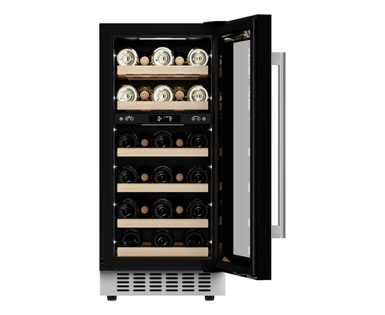 Винный шкаф Meyvel MV28-KWT2 — (на 28 бутылок), Цвет фасада: Белый, фотография № 8