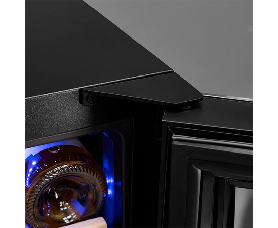 Винный шкаф Meyvel MV46PRO-KST2 — (на 46 бутылок), Цвет фасада: Серебристый, фотография № 21
