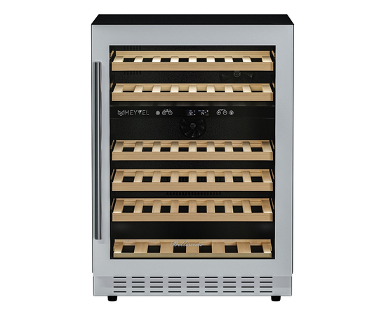 Винный шкаф Meyvel MV46PRO-KWT2 — (на 46 бутылок), Цвет фасада: Белый, фотография № 4