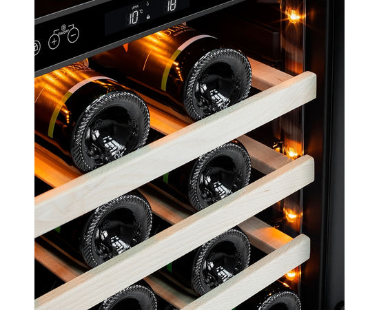 Винный шкаф Meyvel MV46PRO-KWT2 — (на 46 бутылок), Цвет фасада: Белый, фотография № 16