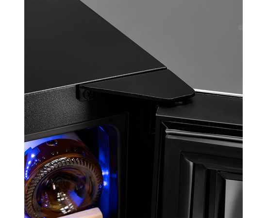 Винный шкаф Meyvel MV46PRO-KWT2 — (на 46 бутылок), Цвет фасада: Белый, фотография № 12