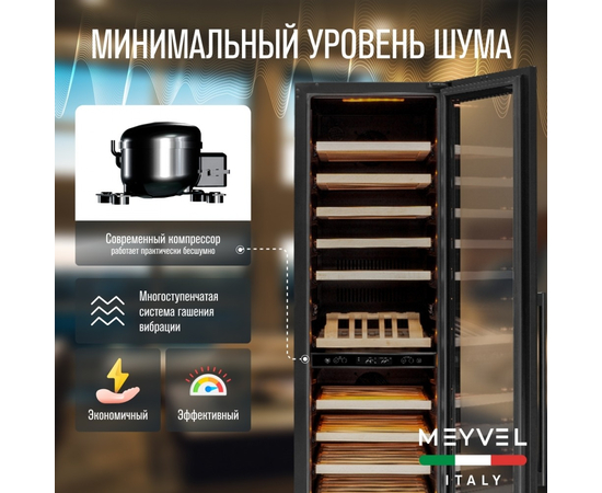 Винный шкаф Meyvel MV106-KBT2 (Slim) — (), фотография № 12