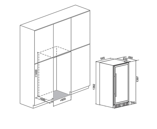 Винный шкаф Meyvel MV116-KST2 — (), фотография № 26