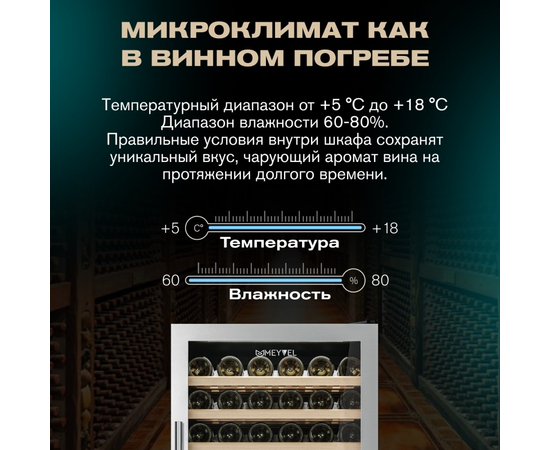Винный шкаф Meyvel MV116-KST2 — (), фотография № 5
