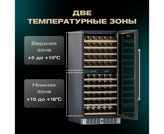 Винный шкаф Meyvel MV116-KST2 — (), фотография № 6