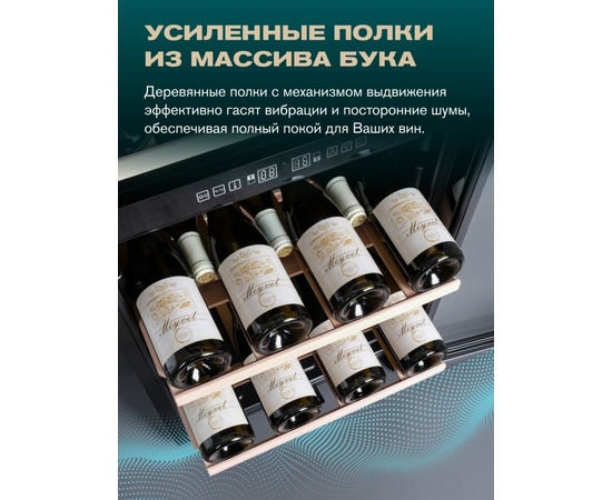 Винный шкаф Meyvel MV126-KBF2 — (), фотография № 11