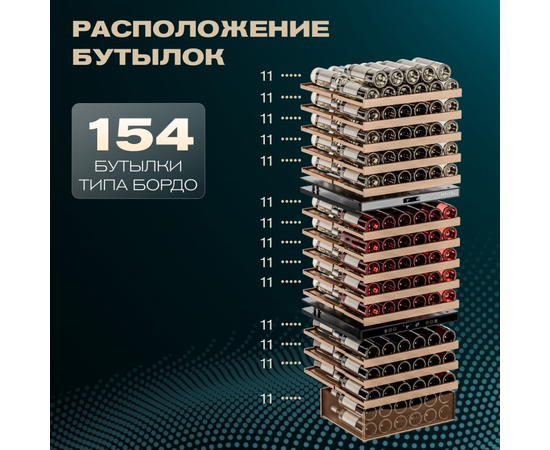 Винный шкаф Meyvel MV154PRO-KBT3 — (), фотография № 15