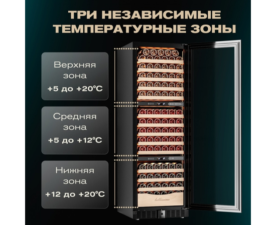 Винный шкаф Meyvel MV154PRO-KBT3 — (), фотография № 6