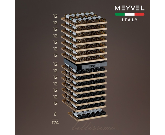 Винный шкаф Meyvel MV160-KST2 — (), фотография № 13