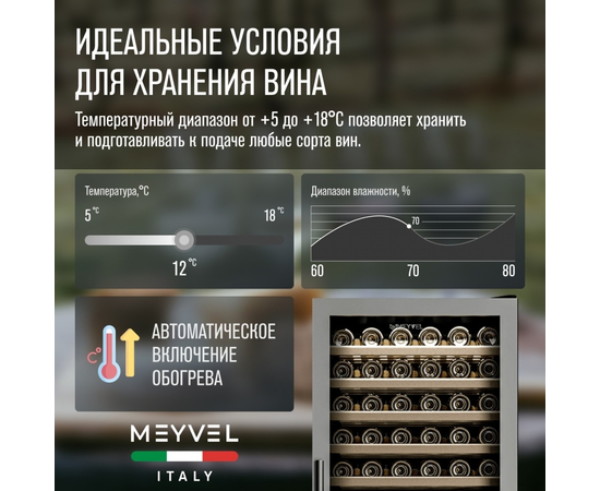 Винный шкаф Meyvel MV160-KST2 — (), фотография № 10