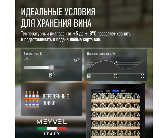 Винный шкаф Meyvel MV171-KBT1 — (), фотография № 10