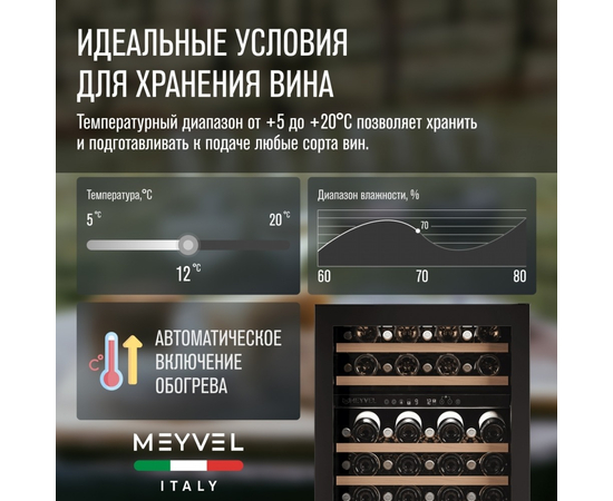 Винный шкаф Meyvel MV46NH-KBT2 — (), фотография № 10