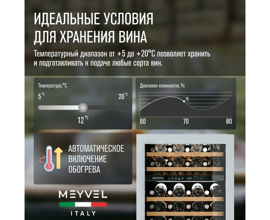 Винный шкаф Meyvel MV46NH-KWT2 — (), фотография № 10