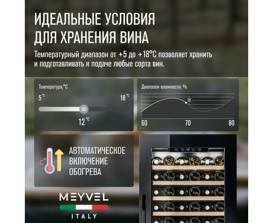 Винный шкаф Meyvel MV66-KBB1 — (), фотография № 10