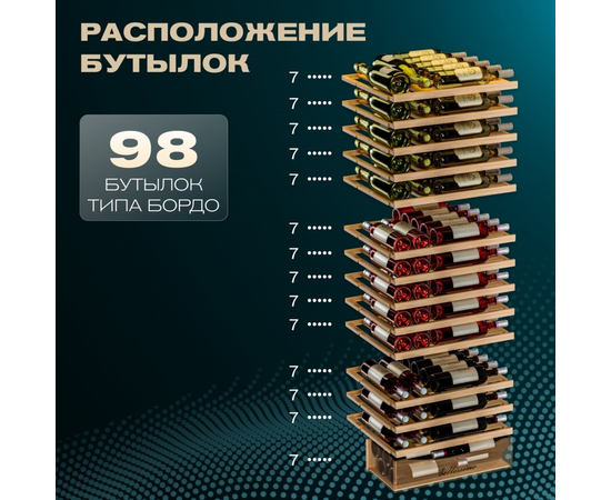Винный шкаф Meyvel MV98-KBT3 (Slim) — (), фотография № 15