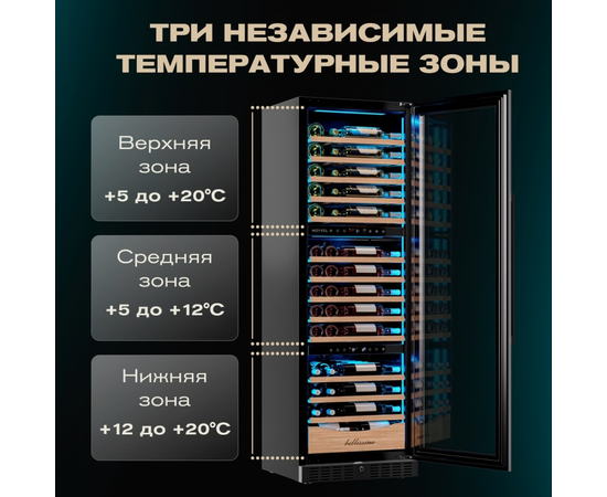 Винный шкаф Meyvel MV98-KBT3 (Slim) — (), фотография № 6