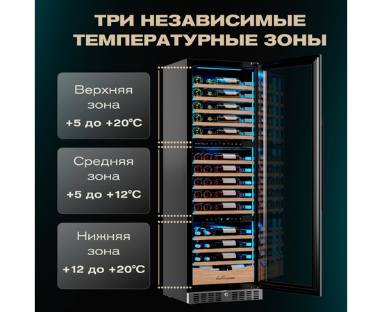 Винный шкаф Meyvel MV98-KST3 (Slim) — (), фотография № 6