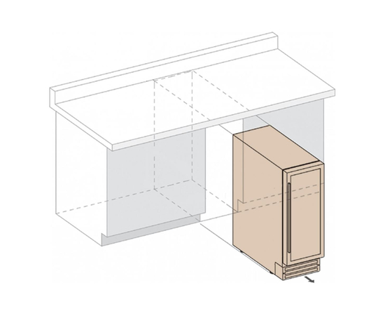 Винный шкаф Dunavox DAUF-17.58DMB — (на 17 бутылок), фотография № 5