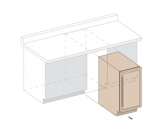 Винный шкаф Dunavox DAUF-32.78DMB — (на 32 бутылки), фотография № 5
