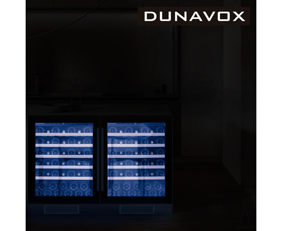 Винный шкаф Dunavox DAUF-46.138SS — (на 46 бутылок), фотография № 2