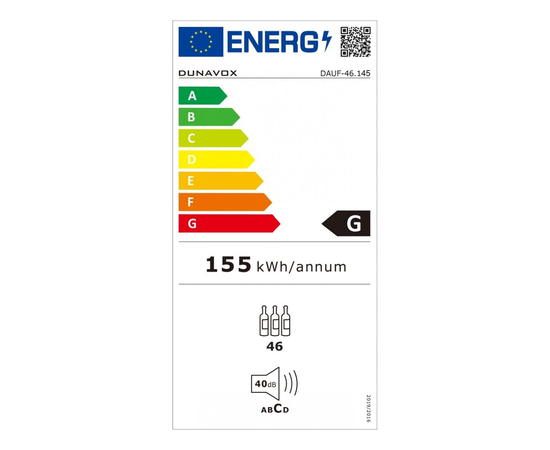 Винный шкаф Dunavox DAUF-46.145DC — (на 46 бутылок), фотография № 2