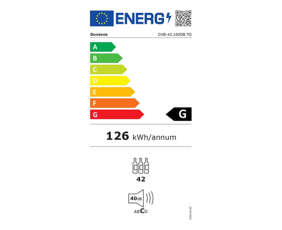 Винный шкаф Dunavox DXB-42.100DB.TO — (на 42 бутылки), фотография № 8