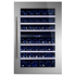 Винный шкаф Dunavox DAB-42.117DSS — (на 42 бутылки), Цвет фасада: Серебристый, фотография № 