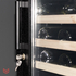 Винный шкаф из дерева Meyvel MV46-WB1-M — (на 46 бутылок), Вместимость: 46 бутылок, Цвет фасада: Чёрный, фотография № 12