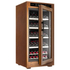 Винный шкаф из дерева Meyvel MV66-WN1-M — (на 66 бутылок), Вместимость: 66 бутылок, Цвет фасада: Орех, фотография № 3