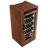 Винный шкаф из дерева Meyvel MV66-WN1-M — (на 66 бутылок), Вместимость: 66 бутылок, Цвет фасада: Орех, фотография № 7