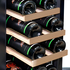 Винный шкаф Meyvel MV19-KBT1 — (на 19 бутылок), Цвет фасада: Чёрный, фотография № 8
