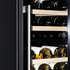 Винный шкаф Meyvel MV28-KBT2 — (на 28 бутылок), Цвет фасада: Чёрный, фотография № 8