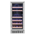 Винный шкаф Temptech WPQ38DCS — (на 32 бутылки), Цвет фасада: Серебристый, фотография № 2