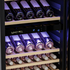 Винный шкаф Meyvel MV89-KSB3 — (на 89 бутылок), Цвет фасада: Серебристый, фотография № 7