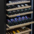 Винный шкаф Meyvel MV42-KSB2 — (на 42 бутылки), Цвет фасада: Серебристый, фотография № 12