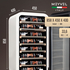 Винный шкаф Meyvel MV22-KWF1 — (на 22 бутылки), Цвет фасада: Белый, фотография № 3