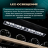 Винный шкаф Meyvel MV46-KBT2 — (на 46 бутылок), Цвет фасада: Чёрный, фотография № 23