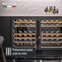 Винный шкаф Meyvel MV46PRO-KBT2 — (на 46 бутылок), Цвет фасада: Чёрный, фотография № 27
